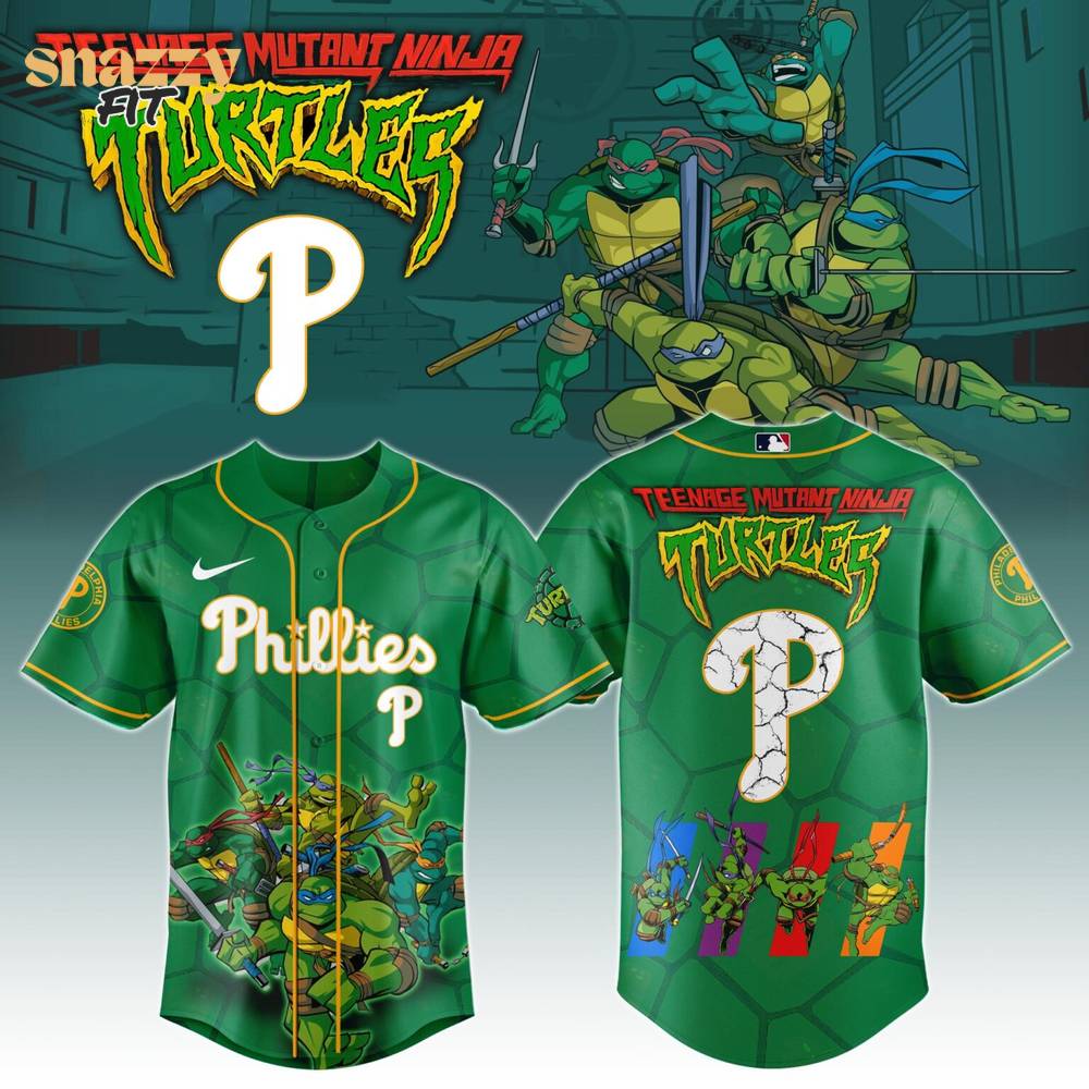 Philadelphia Phillies Ninja Turtles Limited Edition Jersey 2025 Philadelphia Phillies Ninja Turtles Limited Edition Jersey 2025