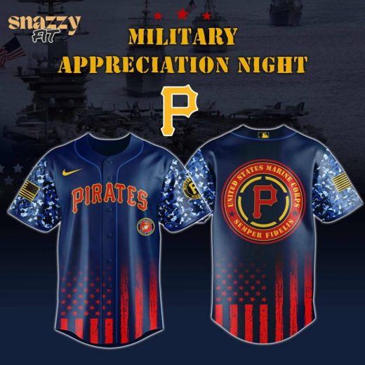 Pittsburgh Pirates Marine Corps Military Appreciation Night Jersey