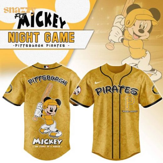 Pittsburgh Pirates Mickey Mouse Night Game Jersey