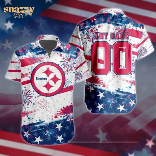Pittsburgh Steelers Special Independence Day 4th Of July Hawaiian Shirt