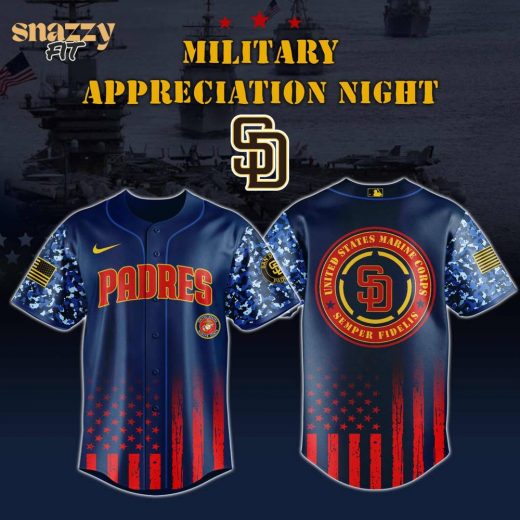 San Diego Padres Marine Corps Military Appreciation Night Jersey