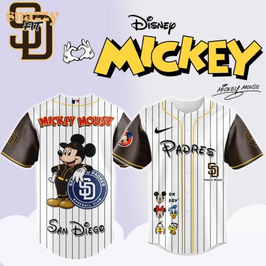 San Diego Padres Mickey Mouse And Friends Jersey