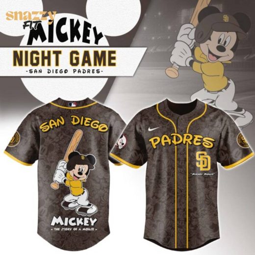 San Diego Padres Mickey Mouse Night Game Jersey