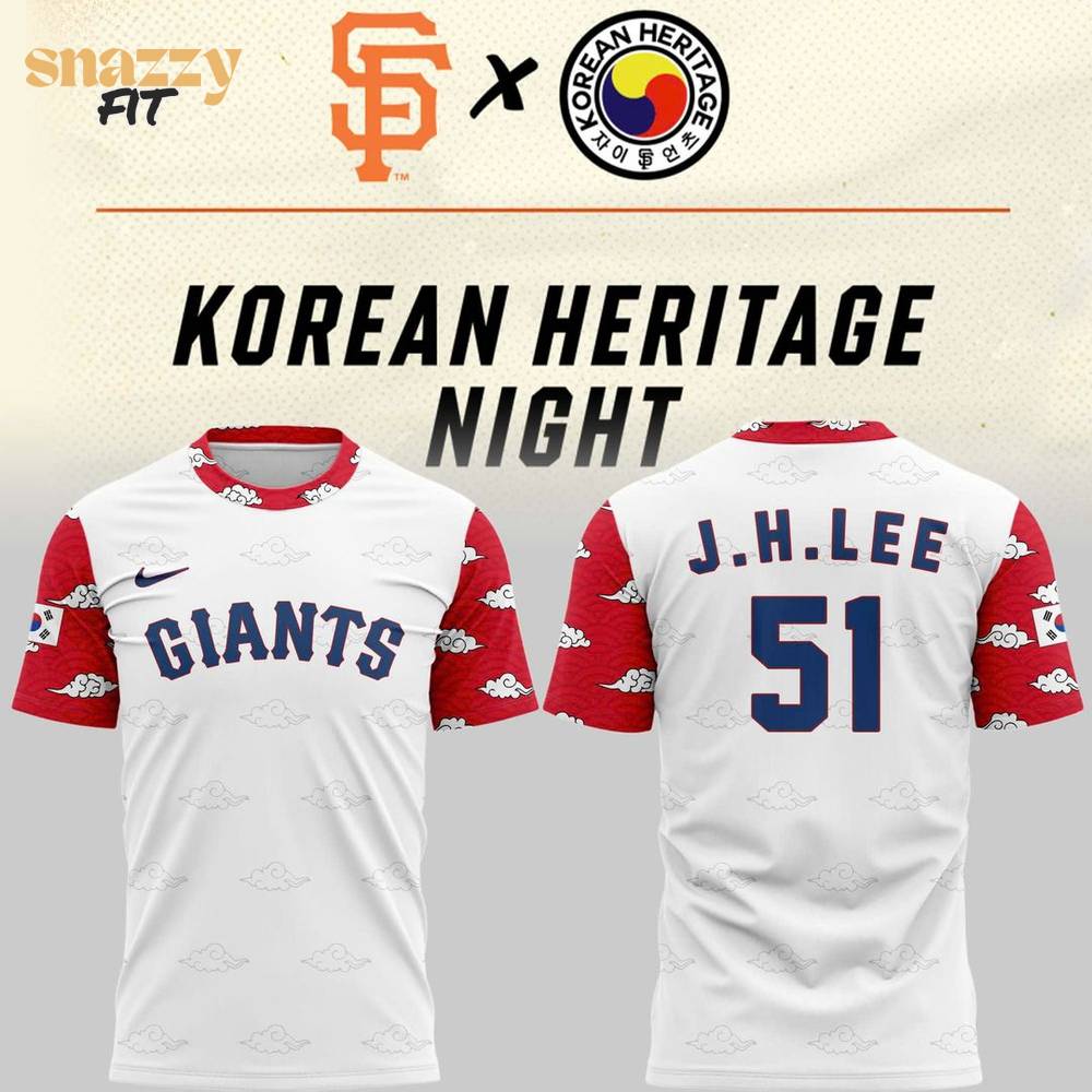 San Francisco Giants Korean Heritage Celebration Tshirt San Francisco Giants Korean Heritage Celebration Tshirt