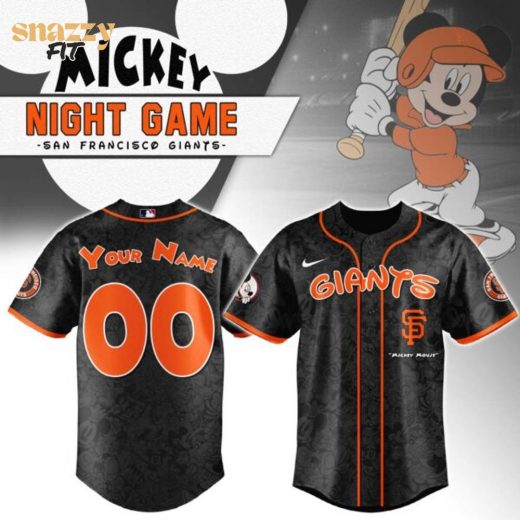 San Francisco Giants Mickey Mouse Night Game Jersey