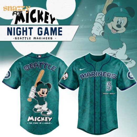 Seattle Mariners Mickey Mouse Night Game Jersey