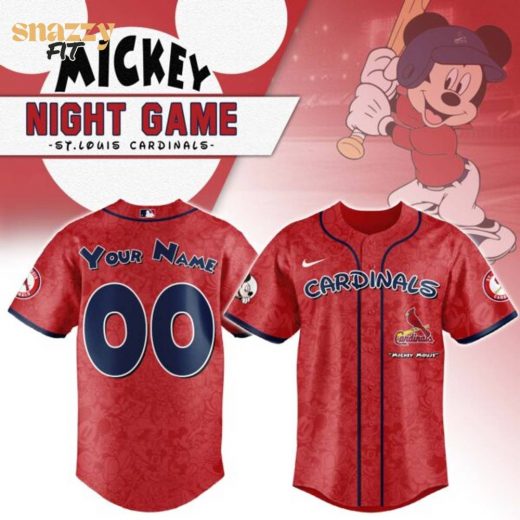 St.Louis Cardinals Mickey Mouse Night Game Jersey