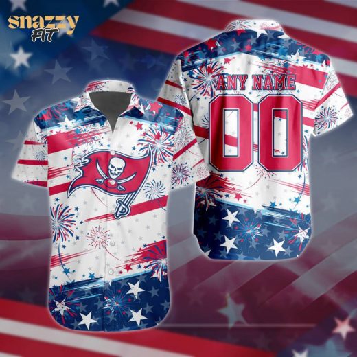 Tampa Bay Buccaneers Special Independence Day 4th Of July Hawaiian Shirt