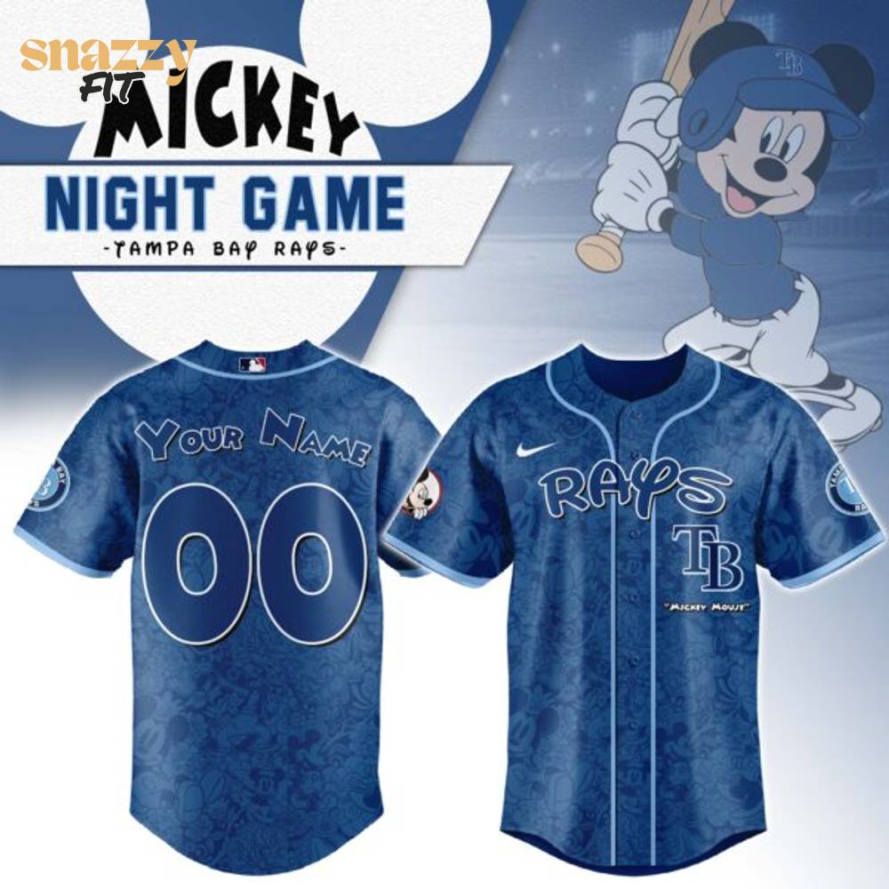 Tampa Bay Rays Mickey Mouse Night Game Jersey Tampa Bay Rays Mickey Mouse Night Game Jersey