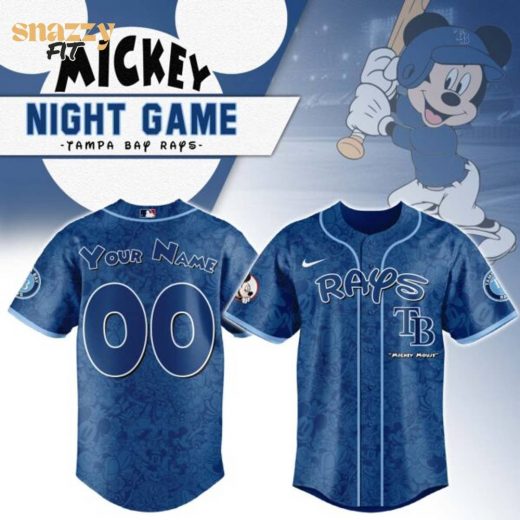 Tampa Bay Rays Mickey Mouse Night Game Jersey