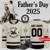 Texas Rangers Dallas Stars Night Hockey Black Jersey