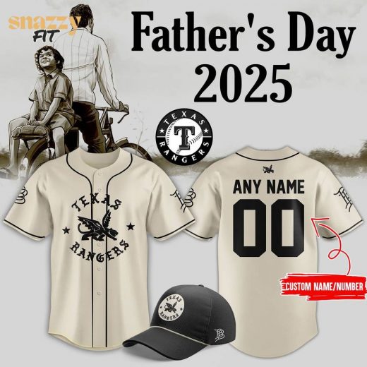 Texas Rangers Branded Bills Fatherâs Day Jersey