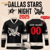 Texas Rangers Dallas Stars Night Hockey Jersey