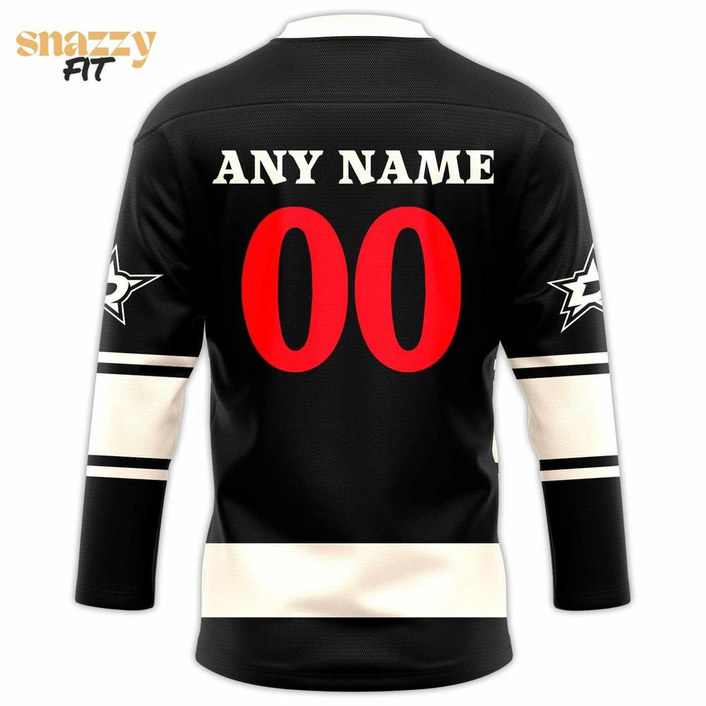 Texas Rangers Dallas Stars Night Hockey Black Jersey Texas Rangers Dallas Stars Night Hockey Black Jersey