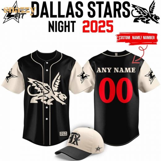 Texas Rangers Dallas Stars Night Jersey