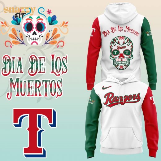 Texas Rangers Dia De Los Muertor 2025 Hoodie