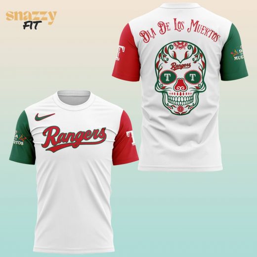 Texas Rangers Dia De Los Muertor 2025 Tshirt