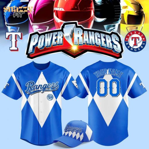 Texas Rangers Power Night Custom Jersey