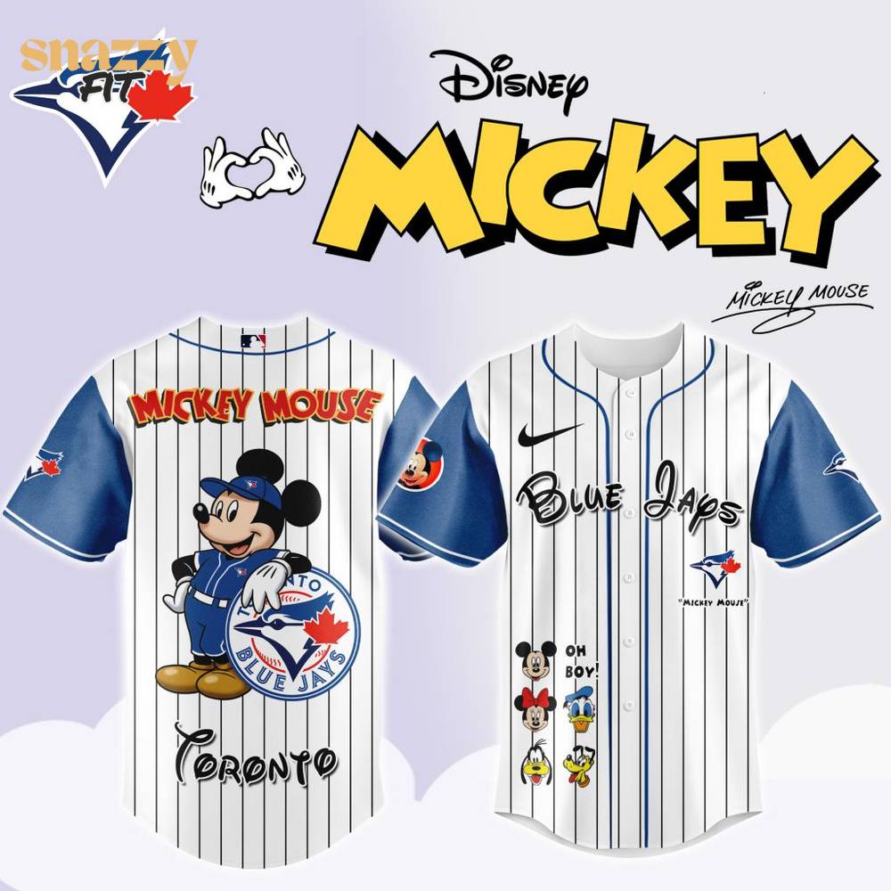 Toronto Blue Jays Mickey Mouse And Friends Jersey Toronto Blue Jays Mickey Mouse And Friends Jersey
