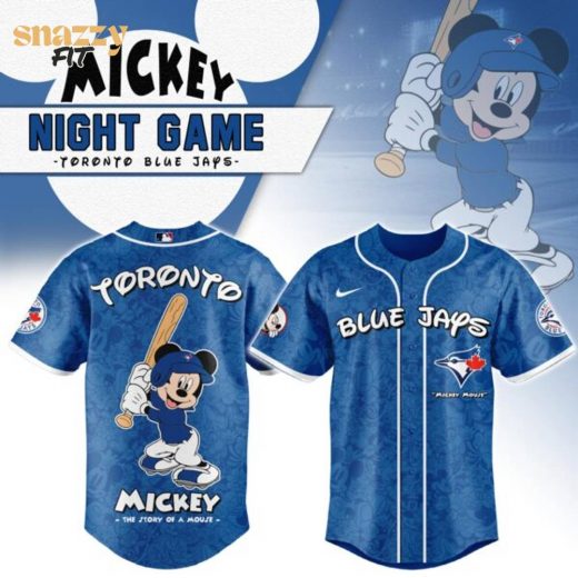Toronto Blue Jays Mickey Mouse Night Game Jersey V2