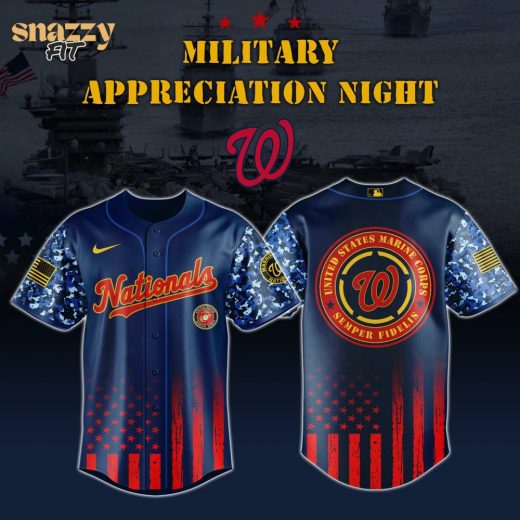 Washington Nationals Marine Corps Military Appreciation Night Jersey
