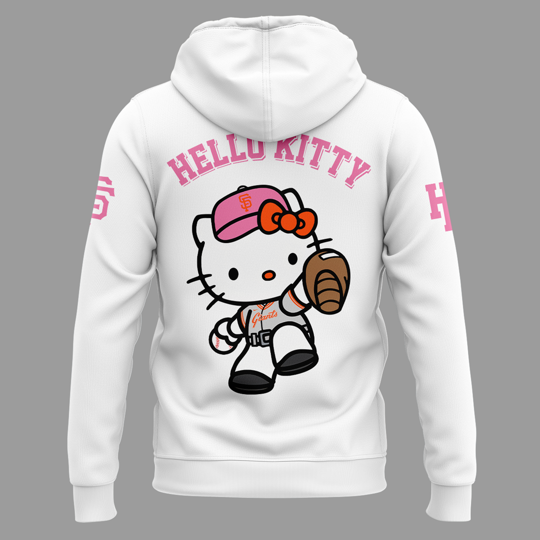 San Francisco Giants Hello Kitty Night Hoodie San Francisco Giants Hello Kitty Night Hoodie