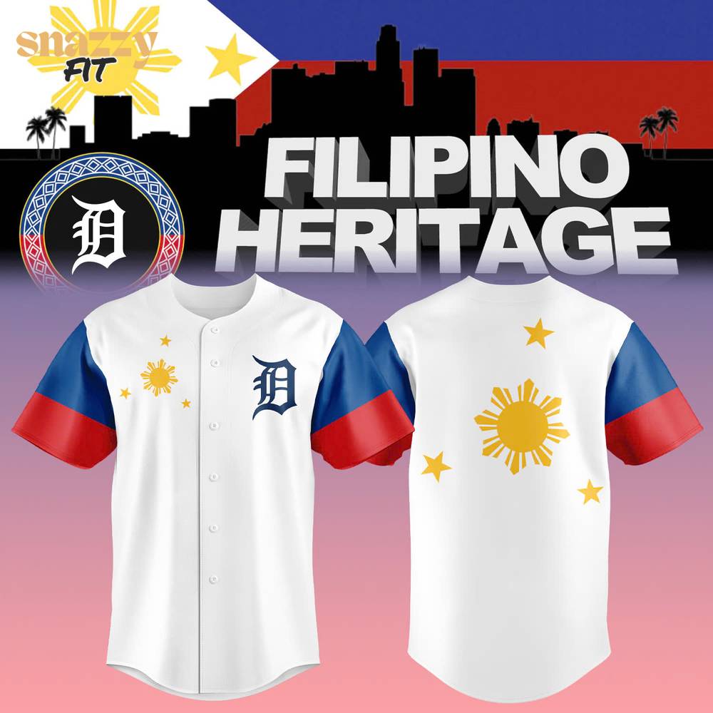 Detroit Tigers Filipino Heritage Night Jersey Detroit Tigers Filipino Heritage Night Jersey