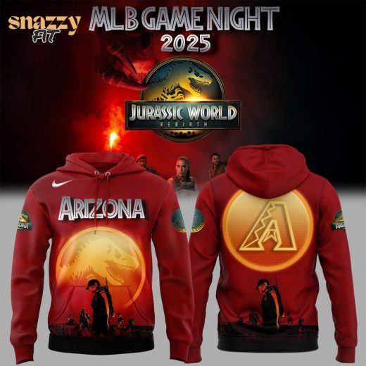 Arizona Diamondbacks Baseball Jurassic World Rebirth Limited Edition Hoodie