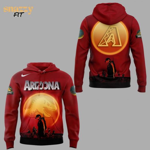 Arizona Diamondbacks Baseball Jurassic World Rebirth Limited Edition Hoodie