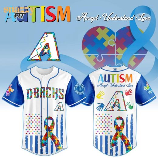 Arizona Diamondbacks Special Autism Awareness Month Limited Edition Jersey