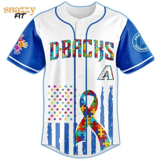 Arizona Diamondbacks Special Autism Awareness Month Limited Edition Jersey