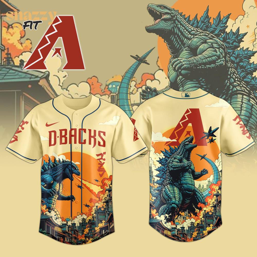 Arizona Diamondbacks Special Godzilla Limited Edition Jersey Arizona Diamondbacks Special Godzilla Limited Edition Jersey