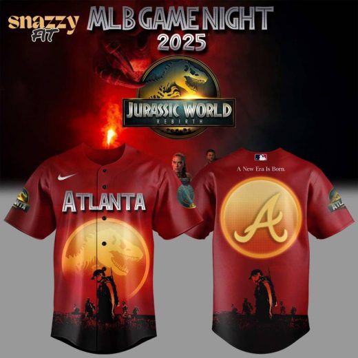 Atlanta Braves Baseball Jurassic World Rebirth Limited Edition Jersey