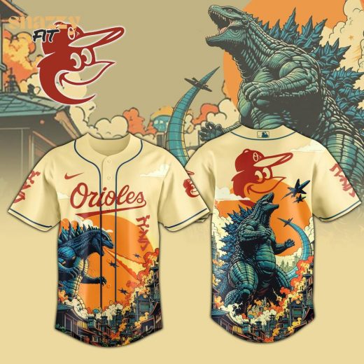 Baltimore Orioles Special Godzilla Limited Edition Jersey