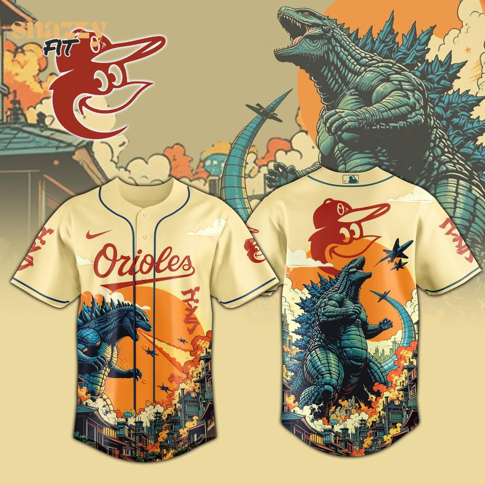 Baltimore Orioles Special Godzilla Limited Edition Jersey Baltimore Orioles Special Godzilla Limited Edition Jersey