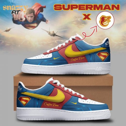 Baltimore Orioles Superman Limited Edition Shoes