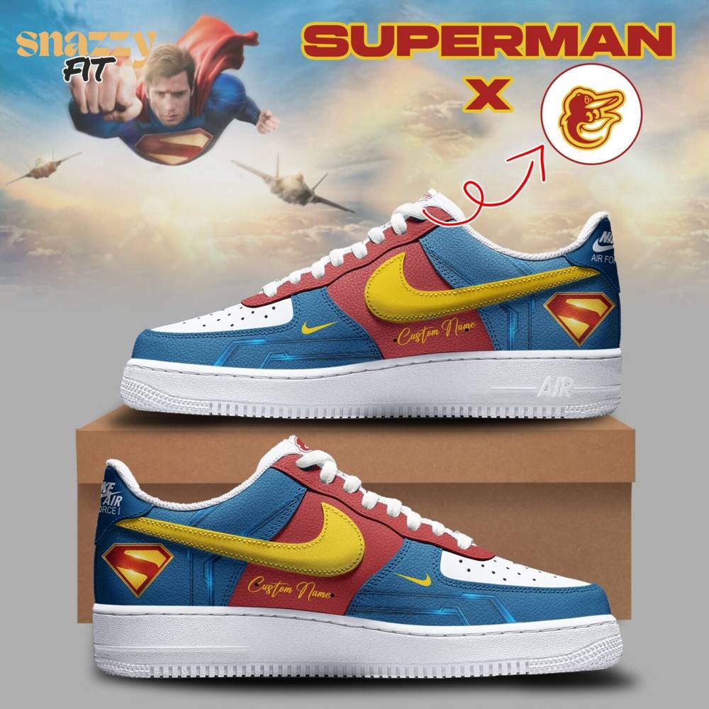 Baltimore Orioles Superman Limited Edition Shoes Baltimore Orioles Superman Limited Edition Shoes