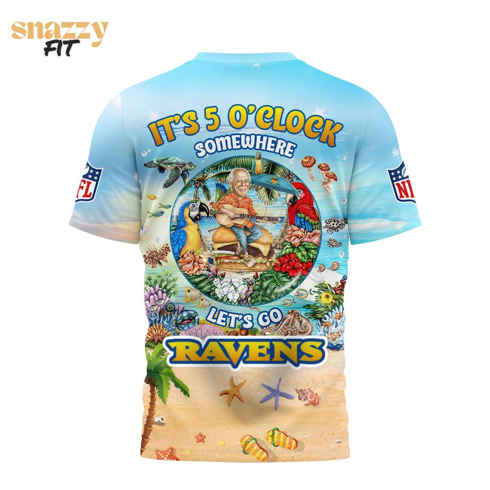 Baltimore Ravens Premium Jimmy Buffett Style TShirt Baltimore Ravens Premium Jimmy Buffett Style TShirt
