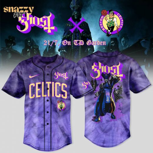 Boston Celtics Ghost Band World Tour Jersey