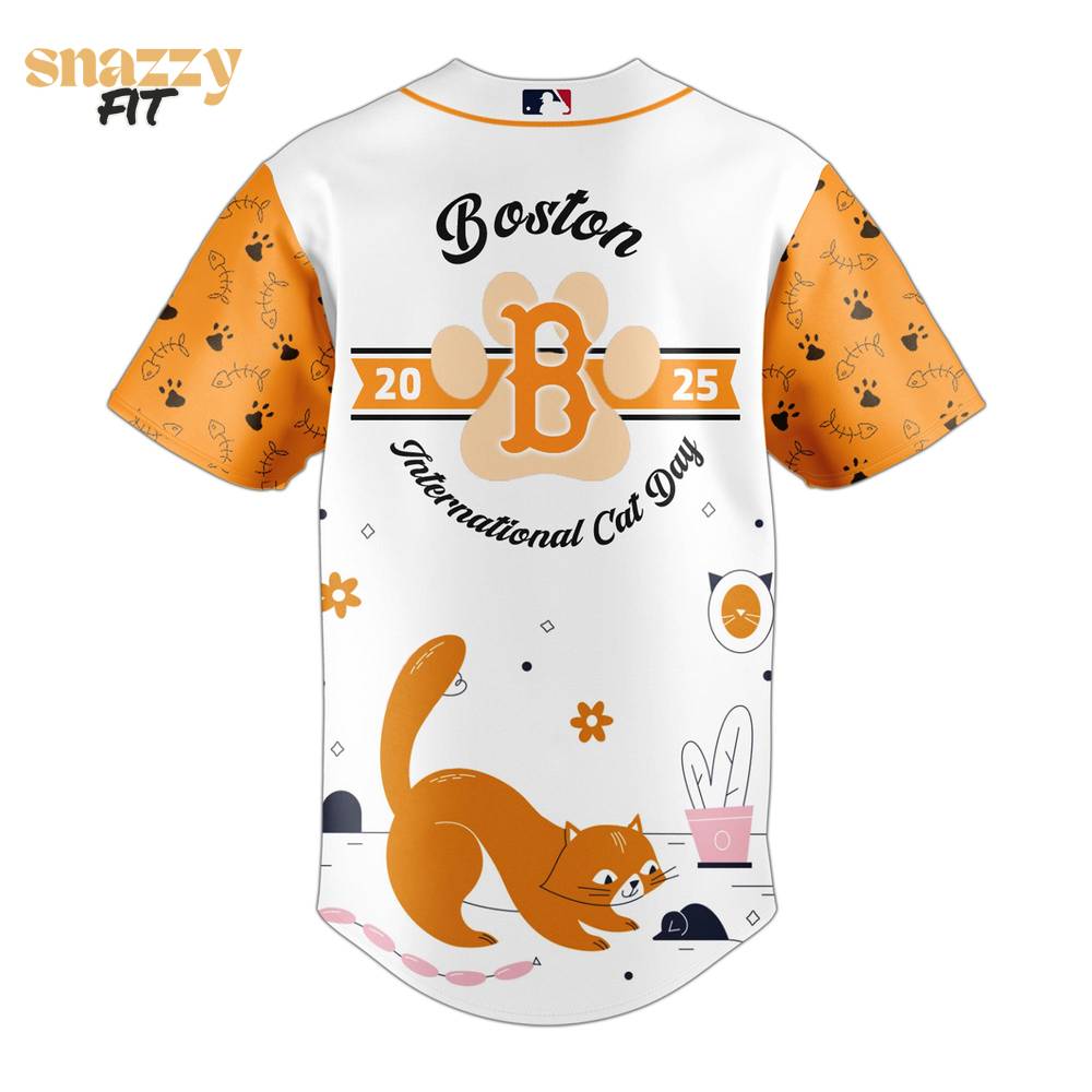 Boston Red Sox International Cat Day Jersey Boston Red Sox International Cat Day Jersey