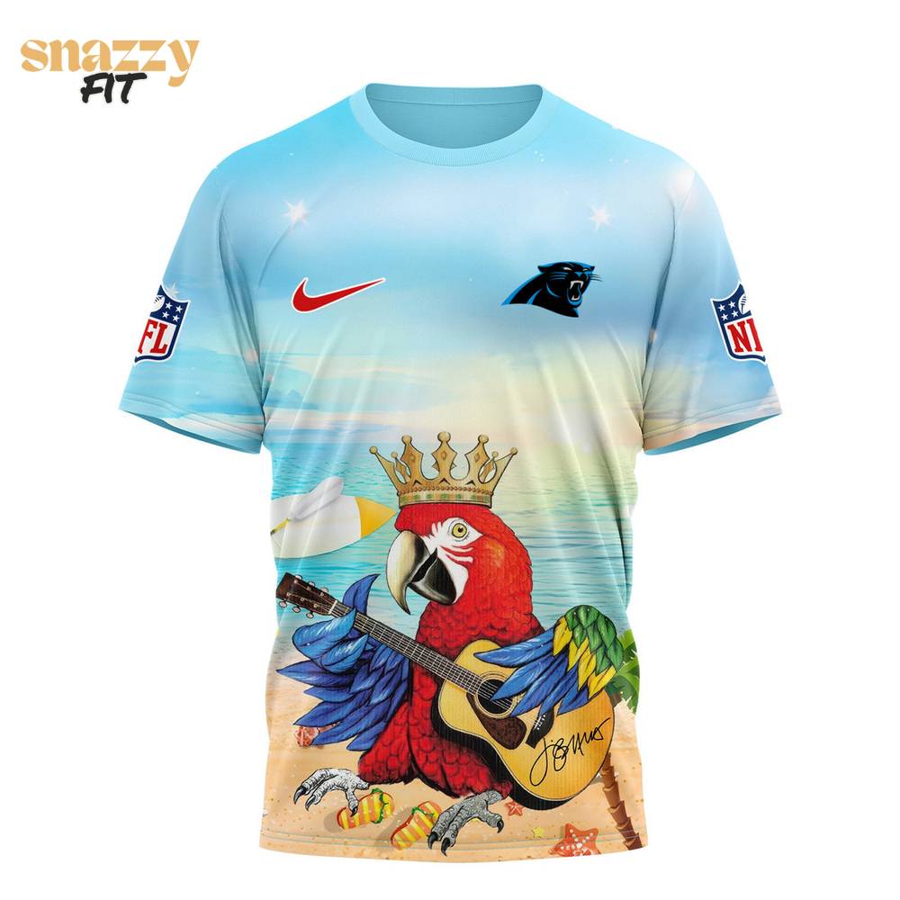Carolina Panthers Premium Jimmy Buffett Style TShirt Carolina Panthers Premium Jimmy Buffett Style TShirt