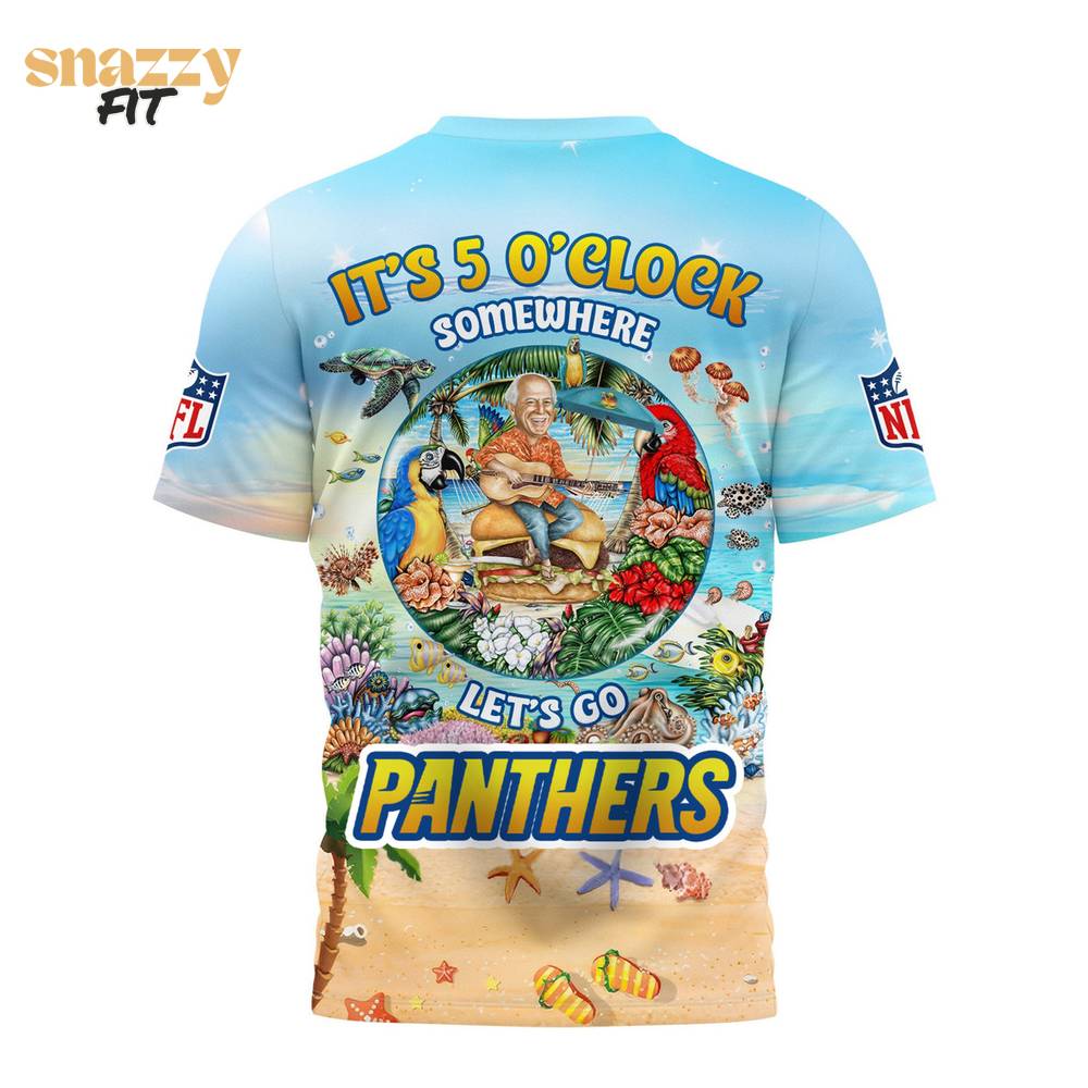 Carolina Panthers Premium Jimmy Buffett Style TShirt Carolina Panthers Premium Jimmy Buffett Style TShirt