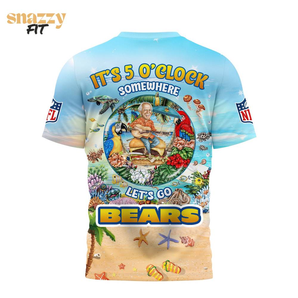 Chicago Bears Premium Jimmy Buffett Style TShirt Chicago Bears Premium Jimmy Buffett Style TShirt