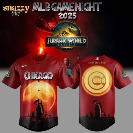 Chicago Cubs Baseball Jurassic World Rebirth Limited Edition Jersey