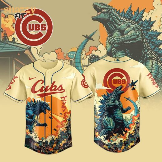 Chicago Cubs Special Godzilla Limited Edition Jersey