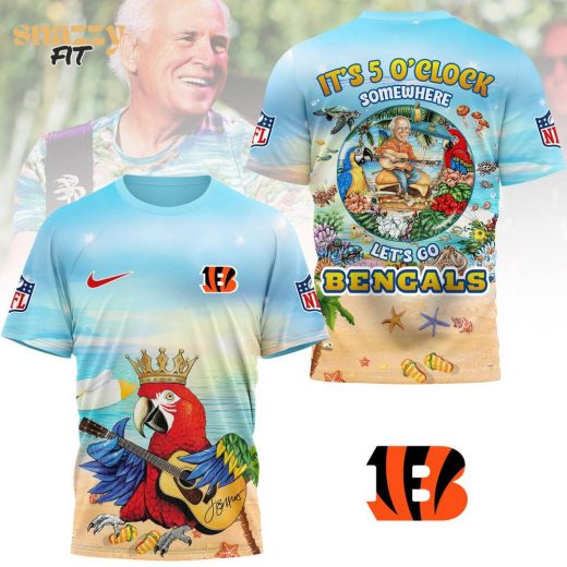 Cincinnati Bengals Premium Jimmy Buffett Style TShirt