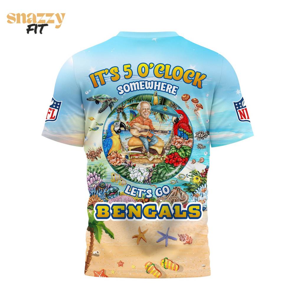 Cincinnati Bengals Premium Jimmy Buffett Style TShirt Cincinnati Bengals Premium Jimmy Buffett Style TShirt