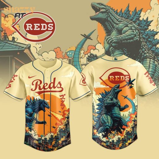 Cincinnati Reds Special Godzilla Limited Edition Jersey