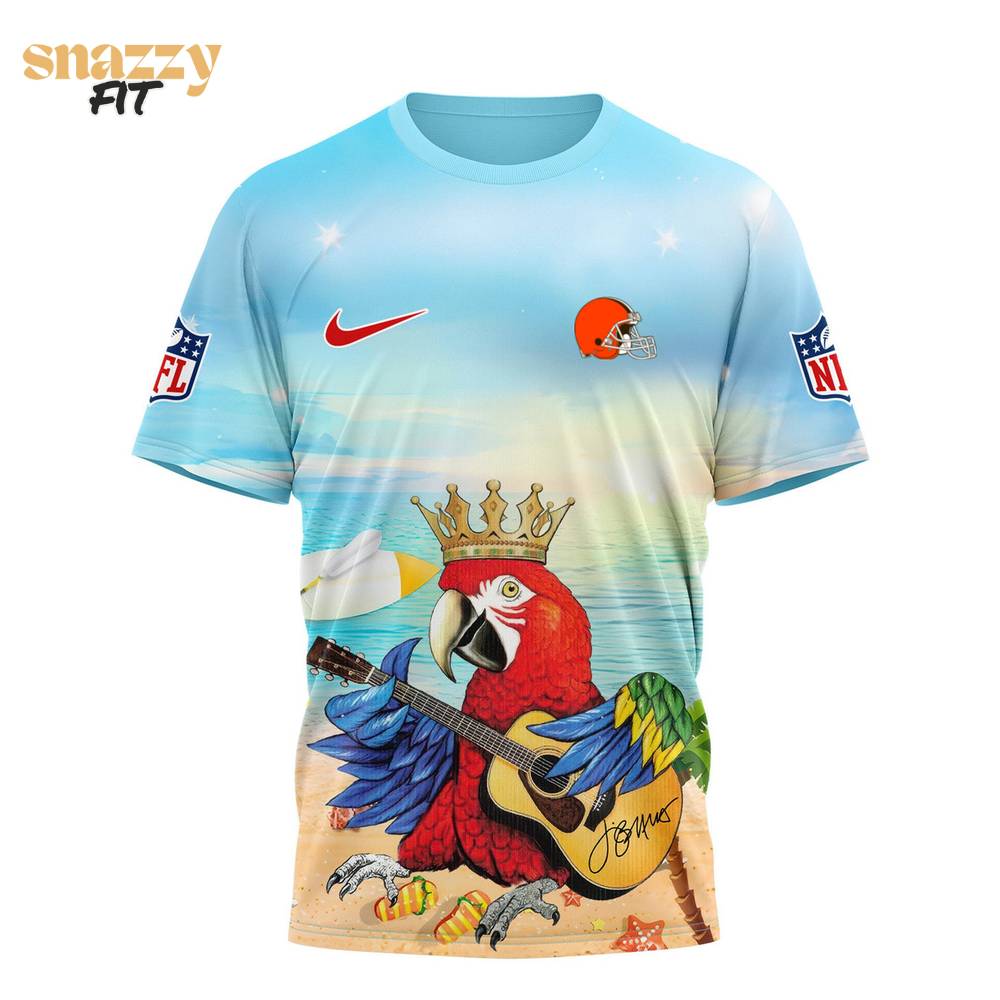 Cleveland Browns Premium Jimmy Buffett Style TShirt Cleveland Browns Premium Jimmy Buffett Style TShirt