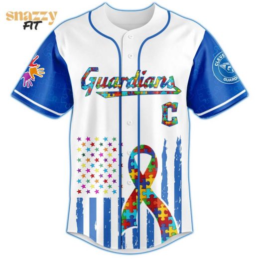 Cleveland Guardians Special Autism Awareness Month Limited Edition Jersey